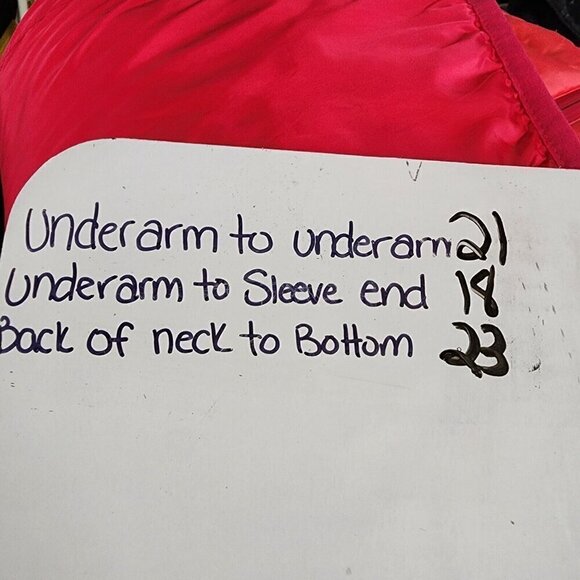 Eddie Bauer Large 14-16 Girls Reversible Hooded Down Jacket Coat Ombré Red Pink - Picture 14 of 14